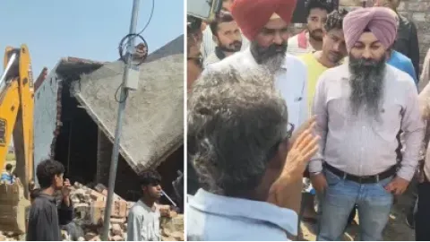 ਲੁਧਿਆਣਾ ਵਿੱਚ ਗੈਰ-ਕਾਨੂੰਨੀ ਕਬਜ਼ਾ
